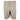 Light beige shorts with a button closure and subtle stripey texture.