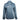 Light blue hooded sweatshirt with a built-in neck gaiter and a white hewes logo across the chest.