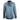 Back view of a light blue hooded sweatshirt with a black hood interior.