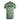 Back view of a green t-shirt featuring a black logo of Hewes Backcountry Boats.
