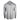 Back view of a light gray long-sleeve hooded shirt