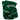 Green neck gaiter with a white topography pattern and a white hewes logo pattern.