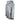 Side of a light gray waterproof jacket with a hood and black sleeve accents, including the aftco logo on the left chest.