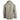 Back view of a light grey, hooded jacket.