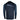 Back of a long-sleeve shirt with a dark navy color and blue camouflage patterned sleeves, featuring the text 'Maverick' and 'Fish the Legend' on the back in white.
