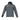 Gray waterproof jacket with a hood and black maverick logo on the chest.