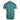 Back view of a plain teal t-shirt.