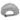 Back view of a white baseball cap with an adjustable strap.