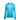 Light blue long-sleeve hooded shirt with a white maverick logo text on the chest.
