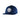 Navy cap with a white and grey circular logo containing the maverick logo and establishment year.