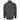 Back view of a gray fleece jacket with a ribbed texture.