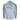 Back of a light blue long-sleeve fishing shirt with palm leaf patterned sleeves and 'Maverick Fish the Legend' text on the back.