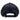 Back view of a navy cap featuring ventilation holes and a snapback strap.