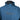 Close-up of a blue jacket with the word 'Maverick' printed on it in black.
