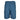 Back view of blue stripey textured shorts.