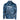 Blue digital camouflage hoodie with a built-in neck gaiter and a white pathfinder logo on the front.