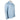 Side of a light blue long-sleeve shirt with a hood, featuring the pathfinder logo on the chest and the sleeve.