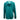 Back view of a teal hooded long-sleeve.