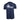 Back view of a navy blue t-shirt with a white fish tail graphic featuring the text 'Pathfinder Angler Driven'.
