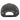 Back view of a gray mesh snapback cap.