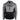 Gray and black pullover hoodie with a black pathfinder logo across the chest and grey drawstrings.