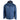 Men's navy blue insulated jacket with a hood and the pathfinder and simms logos on the chest.