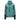 A teal sweater with a high collar and black accents, featuring the pathfinder logo in black on the left chest.
