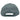 Back view of a light blue perforated cap with a snapback closure.