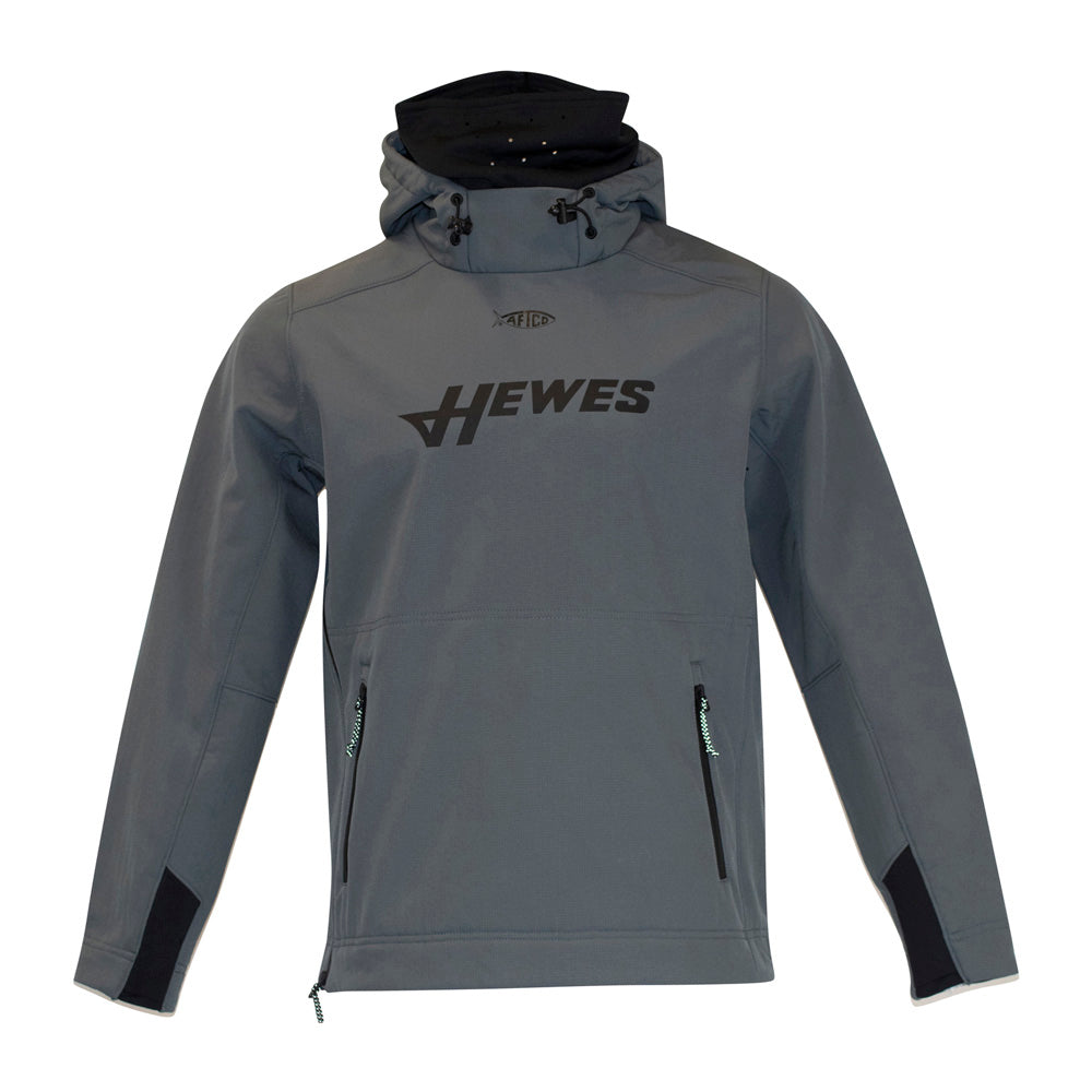 Hewes Charcoal AFTCO Reaper Windproof Pullover – MBG Gear