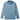 A medium blue performance quarter zip with a logo patch on the left chest and a hewes logo embroidered on the right chest.