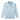A light blue AFTCO quarter zip with a logo patch on the left chest and a hewes logo embroidered on the right chest.