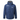 Blue jacket with white hewes and gill logos on the chest. 