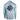 Light blue hoodie featuring a circular logo with the text 'HEWES' and fish illustrations on the back.
