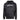 Front of a black camo hoodie with a hewes logo in white across the chest. 