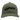 Olive green cap with a black hewes logo embroidered on the front.