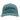 A teal blue cap with a hewes logo embroidered on the front.