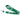 Green lanyard with a white 'Hewes' logo pattern and metal hook at the end. 