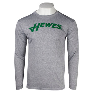 Hewes Grey Performance Long Sleeve