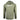 Back of a light green hooded long sleeve with a white hewes logo across the shoulder blades.