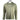 Front of a light green hooded long sleeve with a white huk logo on the chest.
