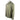 Side of a light green hooded long sleeve with a white huk logo on the sleeve.