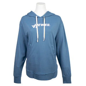 Hewes Ladies Misty Blue French Terry Hoodie