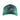 Green cap with a black patch on the front featuring a fish graphic and Hewes logo