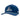 Blue baseball cap with a white fishtail logo on the front