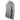Side of a light grey hooded long sleeve with a light blue AFTCO logo on the sleeve and on the left chest.
