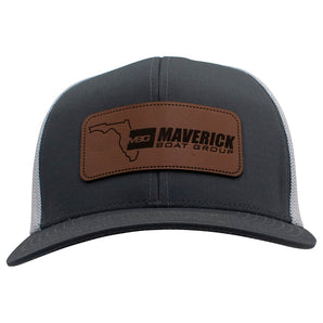 Leather Patch Trucker Cap