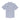 Short-sleeve blue and white plaid shirt with buttons and the maverick logo in navy on the right chest.