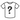 White t-shirt with a question mark design