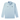 Light blue quarter zip with a grey maverick logo embroidered on the right chest and a patch on the left chest.