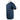 Side of a blue t-shirt with white maverick logo on the left chest.